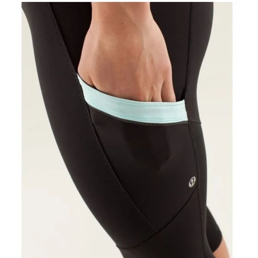 Lululemon Run: Mod Moves Crop With Side Pockets -… - image 4